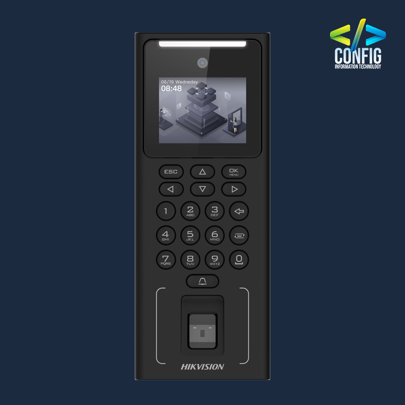 Config Information Technology شركة سعودية متخصصة في الحلول التقنية ومجالات الأنظمة الأمنية_نحن متخصصون في مجالات الأنظمة الأمنية_تركيب كاميرات المراقبة_انتركم_سنترالات_حلول الشبكات_بوابات العبور الامنية والتفتيش للأفراد والسيارات_أنظمة السلامة_أنظمة المنازل الذكية والصوتيات الحديثة ITEM CODE: DS-K1T321EFX Value Series Face Access Terminal 2.4-inch LCD screen, 2 MP lens , Multiple authentication methods, including face, fingerprint, card (EM card), and PIN, etc. Max. 500 faces, 3000 cards, 3000 fingerprints and 150,000 events, Face recognition duration < 0.2 s/User, Supports ISAPI and ISUP 5.0 protocols ,Configuration via the PC web client and mobile web client, Supports wiring with secure door control unit or card reader via RS-485 ITEM CODE: DS-K1T321EFX Value Series Face Access Terminal 2.4-inch LCD screen, 2 MP lens , Multiple authentication methods, including face, fingerprint, card (EM card), and PIN, etc. Max. 500 faces, 3000 cards, 3000 fingerprints and 150,000 events, Face recognition duration < 0.2 s/User, Supports ISAPI and ISUP 5.0 protocols ,Configuration via the PC web client and mobile web client, Supports wiring with secure door control unit or card reader via RS-485 - Image 2