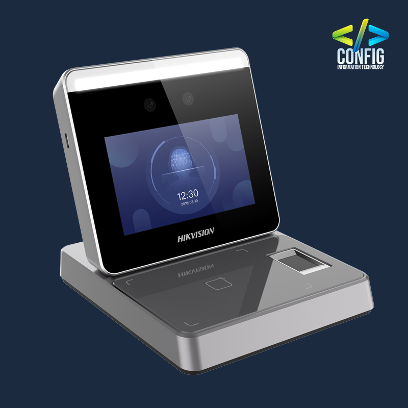 Config Information Technology شركة سعودية متخصصة في الحلول التقنية ومجالات الأنظمة الأمنية_نحن متخصصون في مجالات الأنظمة الأمنية_تركيب كاميرات المراقبة_انتركم_سنترالات_حلول الشبكات_بوابات العبور الامنية والتفتيش للأفراد والسيارات_أنظمة السلامة_أنظمة المنازل الذكية والصوتيات الحديثة "Supports enrolling face picture, fingerprint, 13.56 MHz Mifare 1 card, DESfire card,Felica card and 125KHz EM card. 3.97-inch LCD touch screen,2 Mega pixel wide-angle lens; Supports TCP/IP, USB communication,DC 12V/2A Dimensions:121.6 mm × 137.9 mm × 125 mm (4.8"" × 5.4"" × 4.9"")" "Supports enrolling face picture, fingerprint, 13.56 MHz Mifare 1 card, DESfire card,Felica card and 125KHz EM card. 3.97-inch LCD touch screen,2 Mega pixel wide-angle lens; Supports TCP/IP, USB communication,DC 12V/2A Dimensions:121.6 mm × 137.9 mm × 125 mm (4.8"" × 5.4"" × 4.9"")"