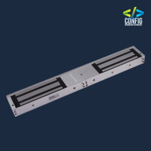 "Double-door Magnetic Lock, supports static linear thrust of 2 x 500kg; Working Current: 12V/500mA×2, 24V/250mA×2."