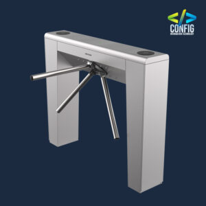 HIKVISION Value Tripod Turnstile built in card reader and support face device terminal, Right side.