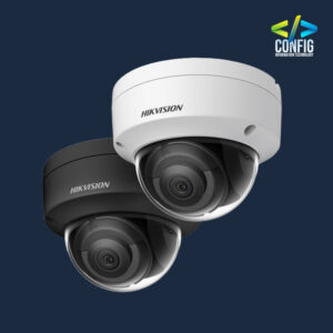 HIKVISION 6MP Indoor/Outdoor Dome Network Camera, Fixed 2.8mm Lens - Black  Body