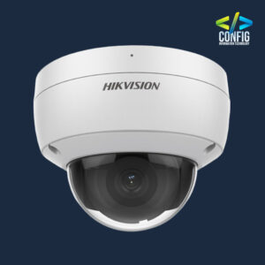 HIKVISION 8 MP AcuSense Vandal Fixed Dome Network Camera -Built in MIC