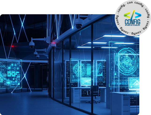 شركة سعودية متخصصة في الحلول التقنية ومجالات الأنظمة الأمنية_نحن متخصصون في مجالات الأنظمة الأمنية_تركيب كاميرات المراقبة_انتركم_سنترالات_حلول الشبكات_بوابات العبور الامنية والتفتيش للأفراد والسيارات_أنظمة السلامة_أنظمة المنازل الذكية والصوتيات الحديثة Config Information Technology