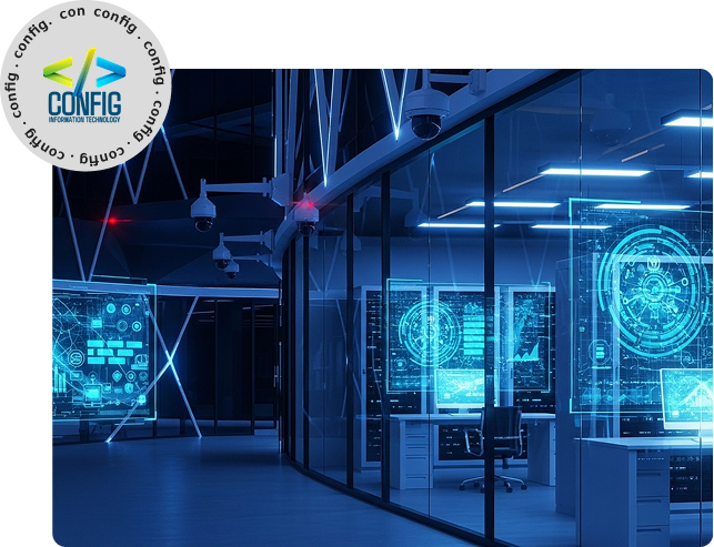 شركة سعودية متخصصة في الحلول التقنية ومجالات الأنظمة الأمنية_نحن متخصصون في مجالات الأنظمة الأمنية_تركيب كاميرات المراقبة_انتركم_سنترالات_حلول الشبكات_بوابات العبور الامنية والتفتيش للأفراد والسيارات_أنظمة السلامة_أنظمة المنازل الذكية والصوتيات الحديثة Config Information Technology